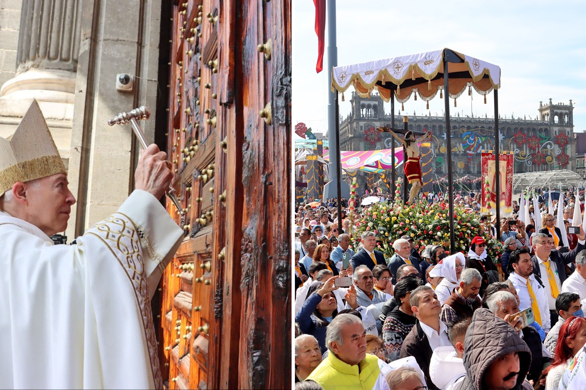 La Catedral Metropolitana abre las puertas del perdón: miles de peregrinos toman las calles de CDMX