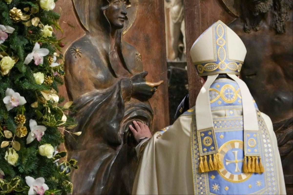 Comienza el 2025 con la apertura de la cuarta Puerta Santa en la basílica de Santa María la Mayor