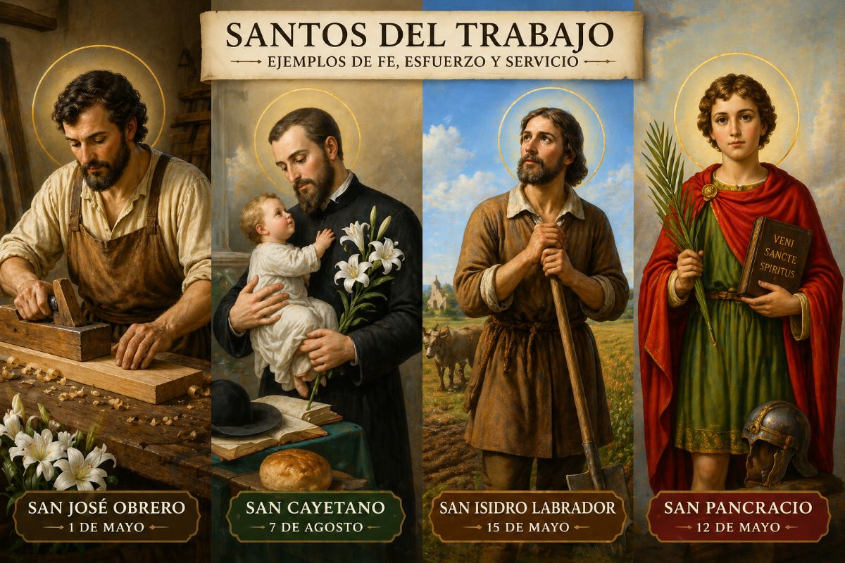 ¿Quiénes son los santos del trabajo y cómo rezarles para pedir su ayuda?