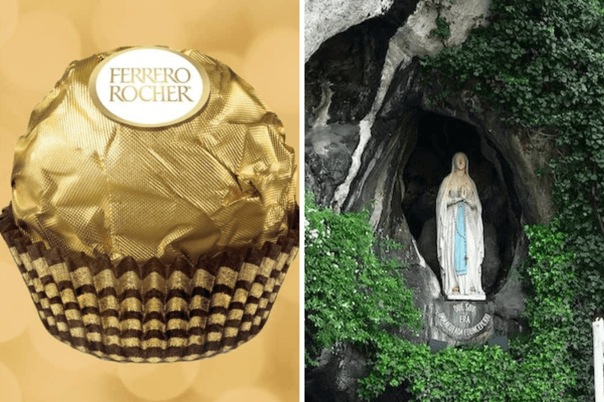 Los chocolates Ferrero Rocher y su especial vínculo con la Virgen de Lourdes