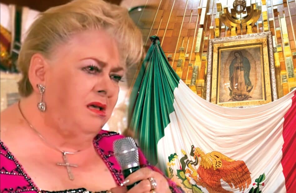 VIDEO: la última vez que Paquita la del Barrio le cantó Las Mañanitas a la Virgen de Guadalupe