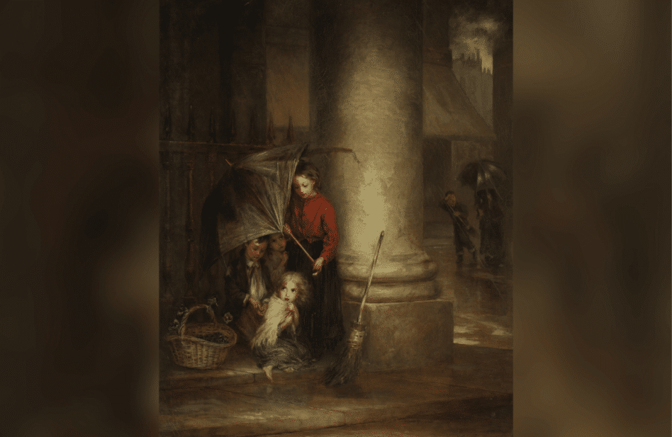 Descubre la gran lección de generosidad detrás de la pintura 'A Passing Cloud' de Mulready"