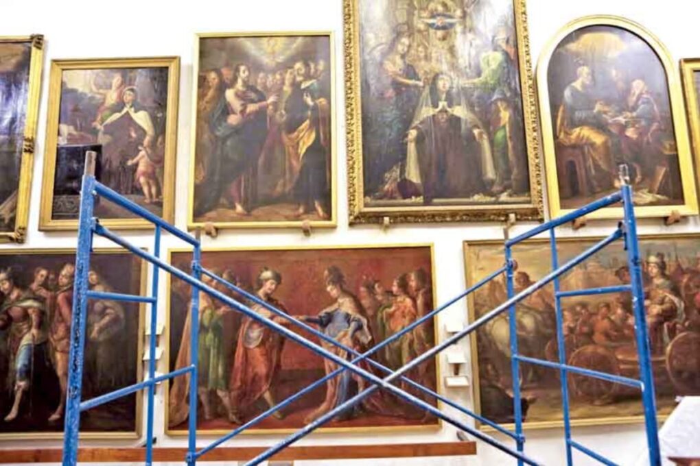 restauración pinacoteca de la profesa