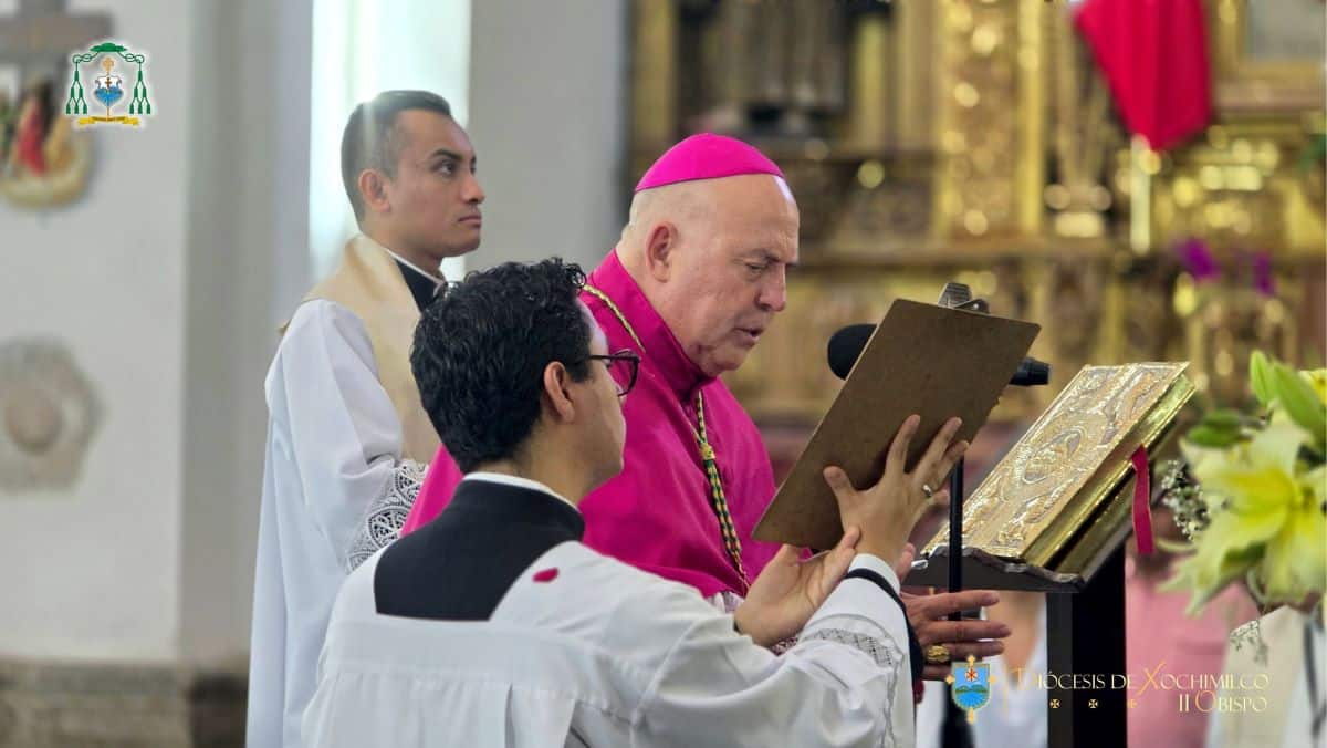 Mons. Juan María Huerta Muro toma posesión como nuevo obispo de Xochimilco