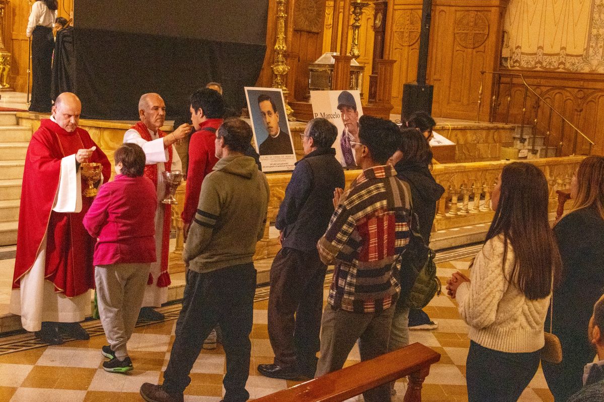 También se recordó la muerte del padre Marcelo Pérez en Guerrero y el martirio del padre Pro. Foto: Luis Aldana/DLF