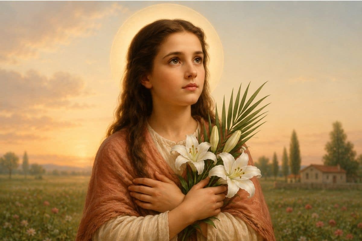Santa María Goretti: la niña que perdonó a su asesino antes de morir