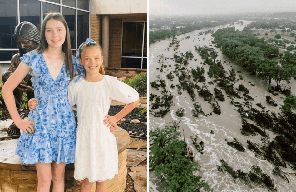 Con rosario en mano y abrazadas: las dos hermanas que murieron en las inundaciones de Texas