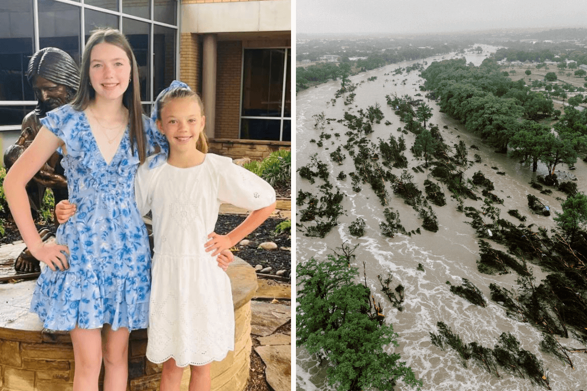 Con rosario en mano y abrazadas: las dos hermanas que murieron en las inundaciones de Texas