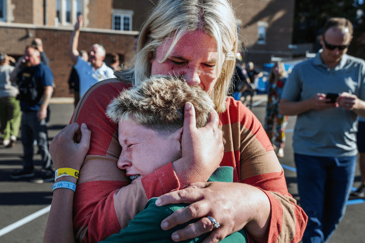 "Mi amigo me salvó": una tierna historia de amistad en medio del tiroteo en escuela católica