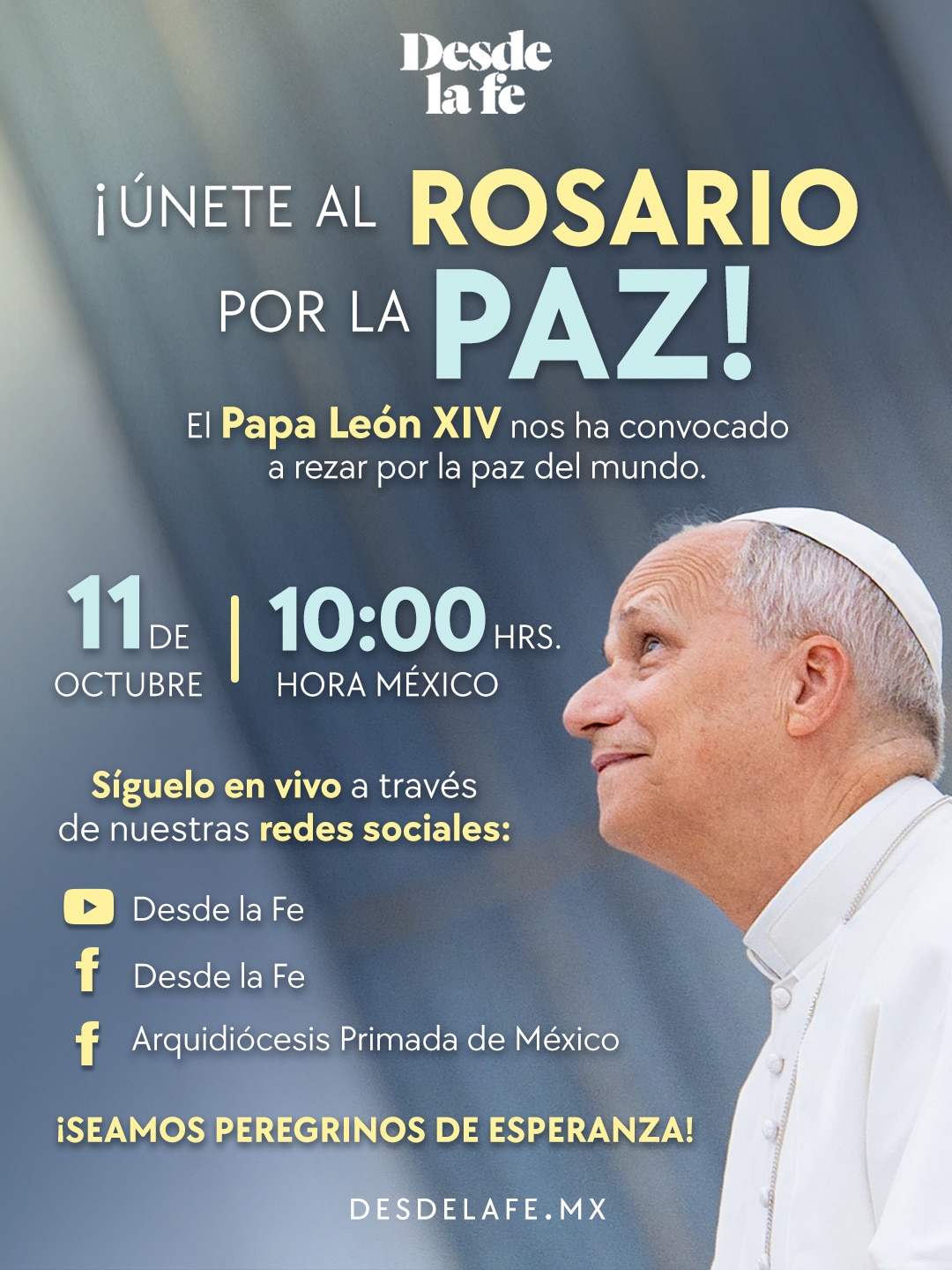 Rosario por la paz, 11 de octubre