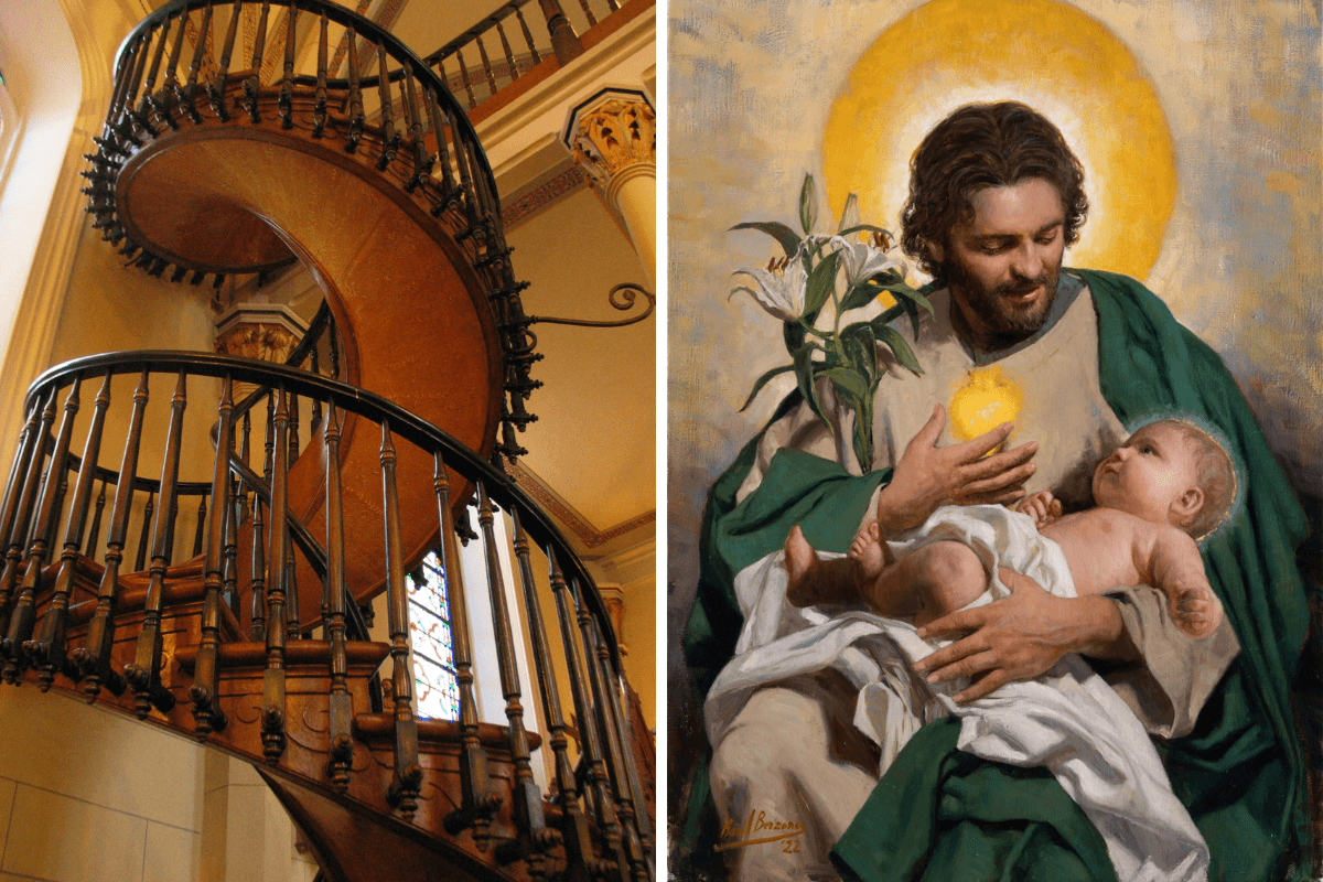 La escalera que "no debería existir": el misterio que desconcierta en Nuevo México