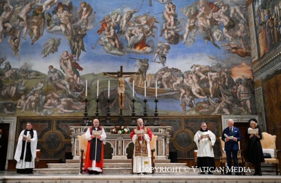 Histórico: el Papa y los Reyes del Reino Unido se unen en oración ecuménica en el Vaticano