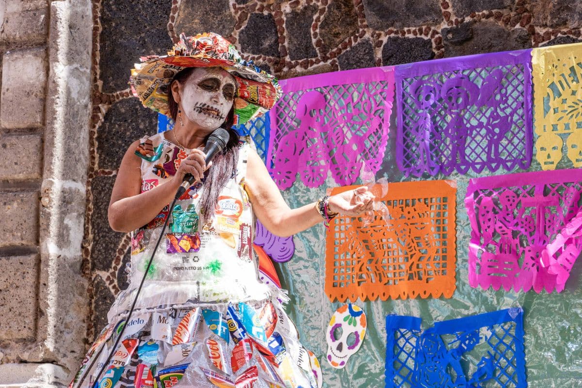 Concurso de Catrinas en La Merced