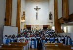 Religiosas contemplativas durante un encuentro con Mons. Carlos Enrique Samaniego.