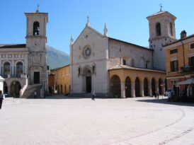 Así quedó la Basílica de San Benito tras su reapertura en Nursia, Italia