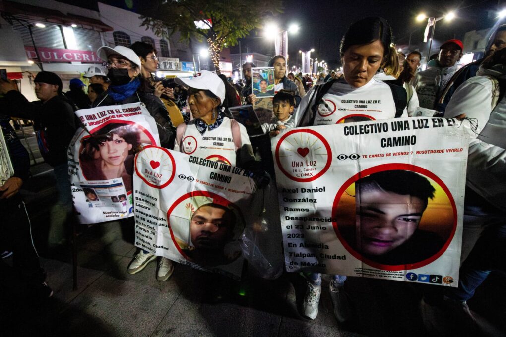 madres buscadoras peregrinan al Tepeyac