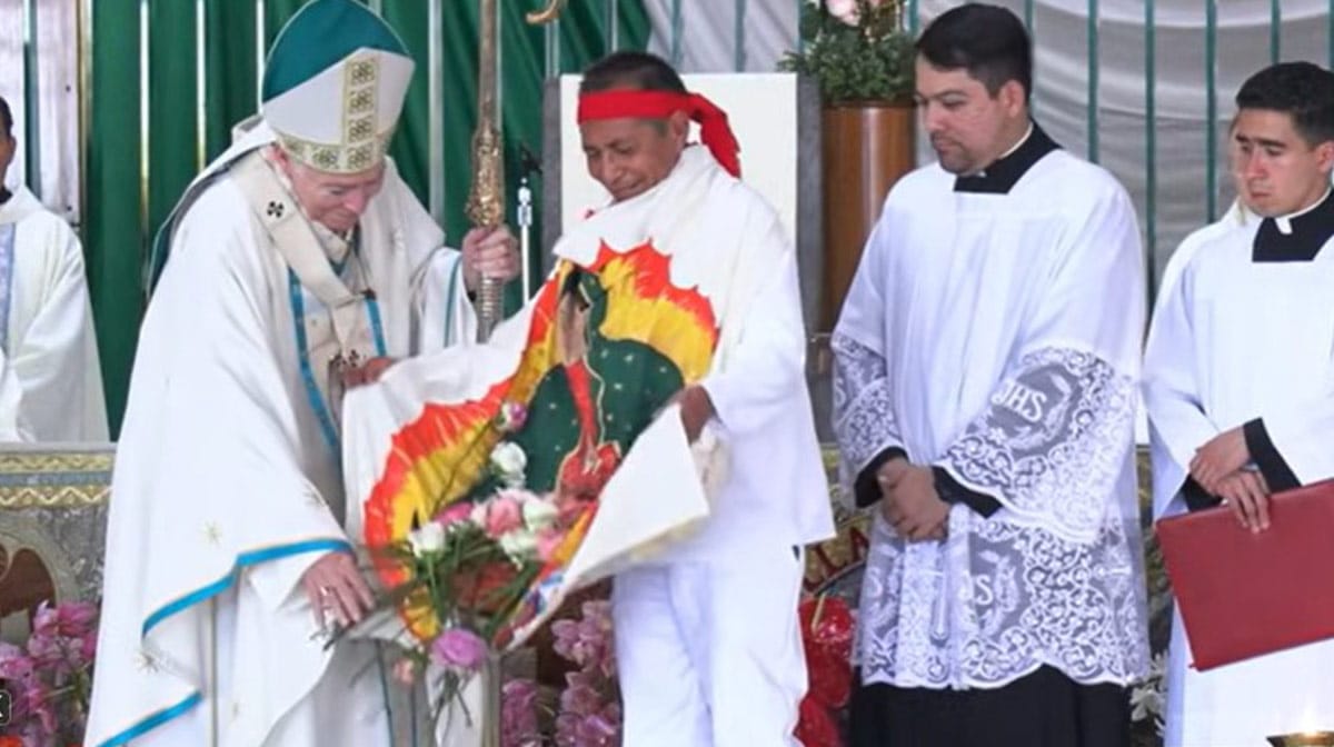 “Guíanos hacia la paz”: la petición del Cardenal Aguiar a la Virgen de Guadalupe en la Misa de las Rosas