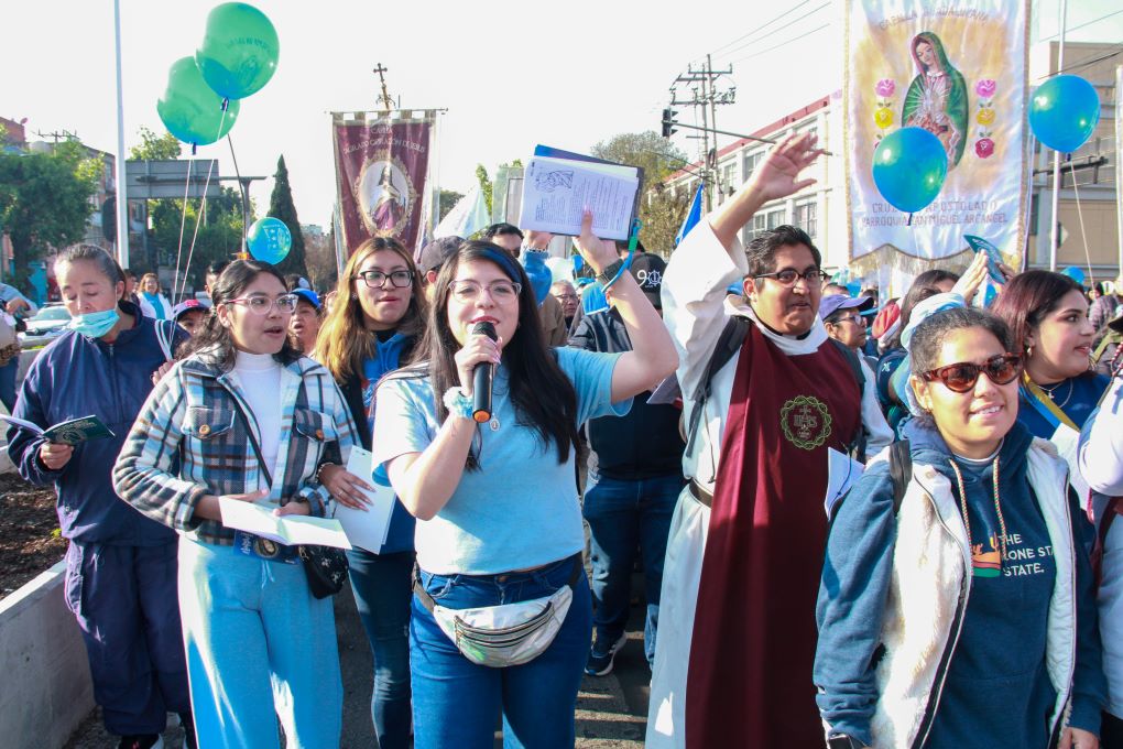 Peregrinación Arquidiócesis de México 2026 Jóvenes entusiastas