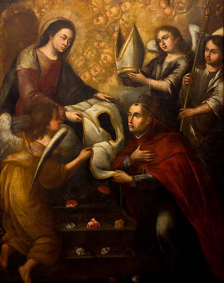 San Ildefonso y la imposición de la casulla
