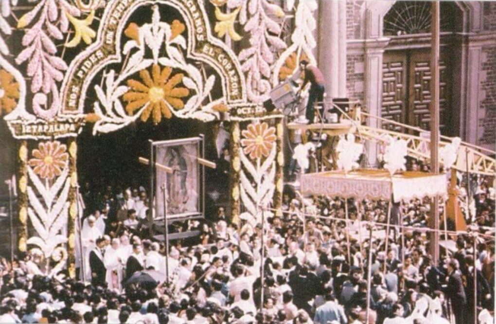 traslado de la Virgen de Guadalupe a la Nueva Basílica