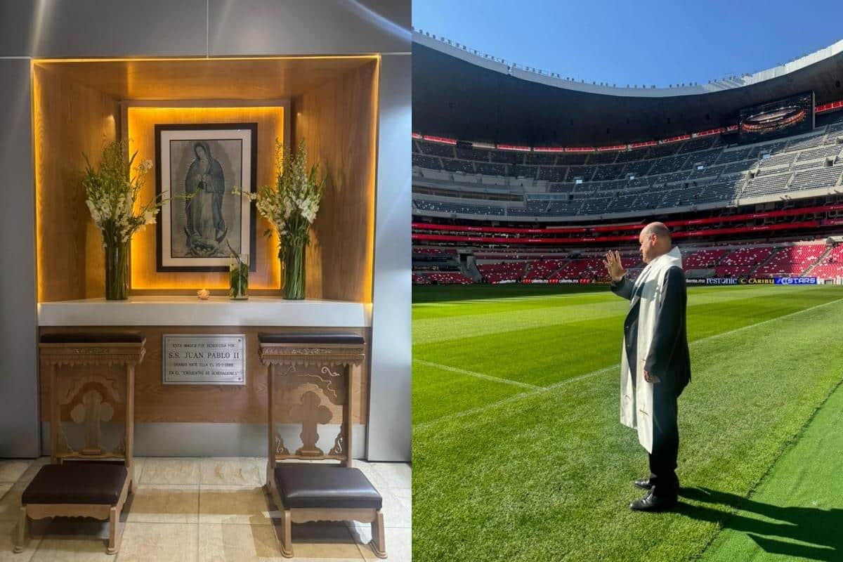 Arquidiócesis de México bendice nuevo Estadio Banorte previo al partido México-Portugal