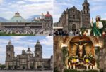 Basílica de Guadalupe, Iglesia de San Hipólito, Catedral Metropolitana y Rectoría de Nuestra Señora de Lourdes, templos y devociones más visitados en la Ciudad de México.