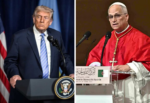 El presidente de Estados Unidos, Donald Trump, y el Papa León XIV.