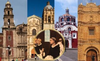 ¿Cuáles fueron los primeros templos que fundaron los dominicos en México?