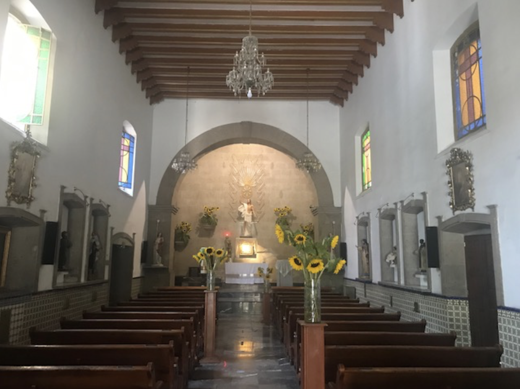 Interior del Convento de Santa María de la Natividad.