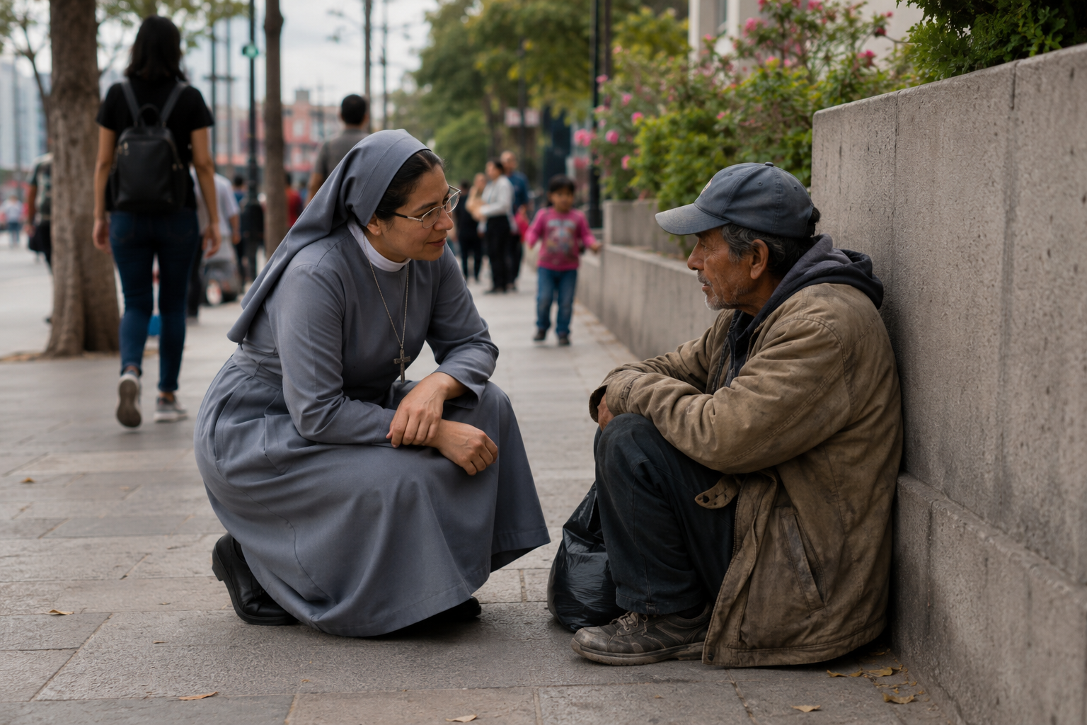 Dios también camina las calles de la ciudad