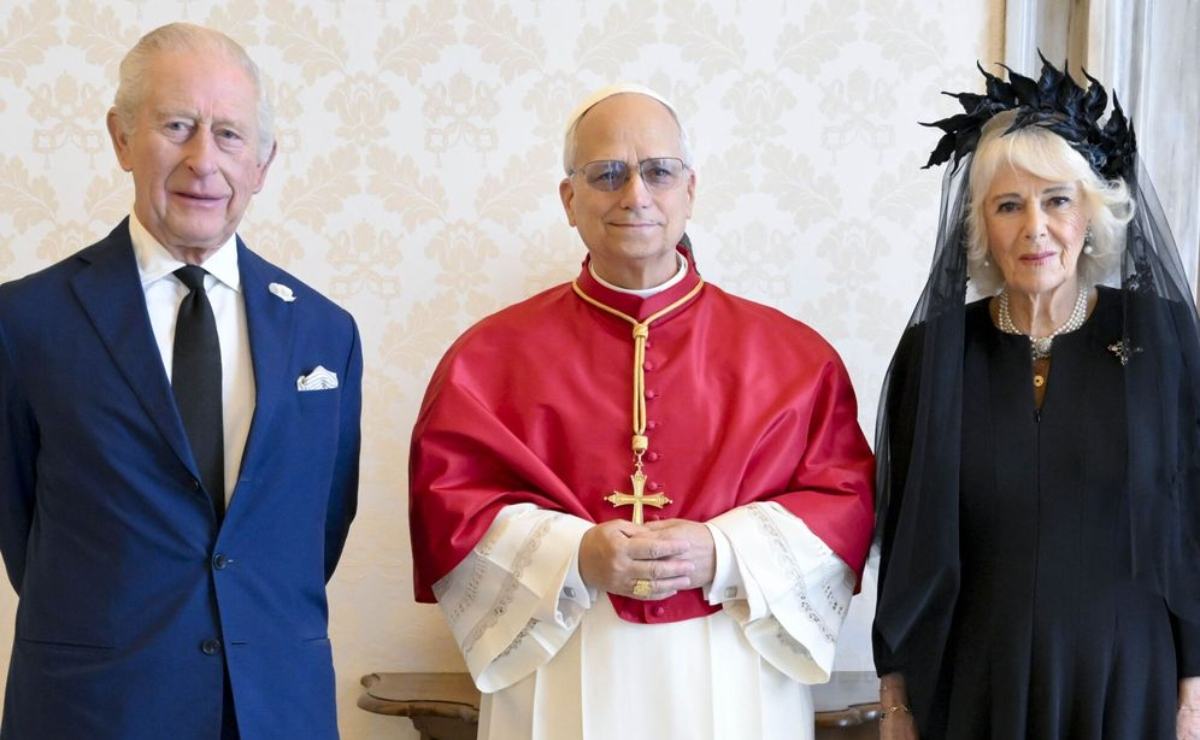 Los monarcas británicos con el Papa León XIV.