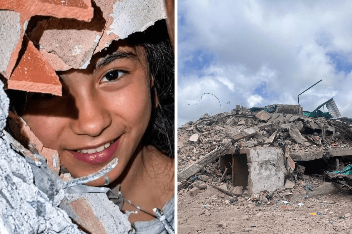 "Me mantuvo tranquila Dios": la niña que sobrevivió 32 horas bajo los escombros