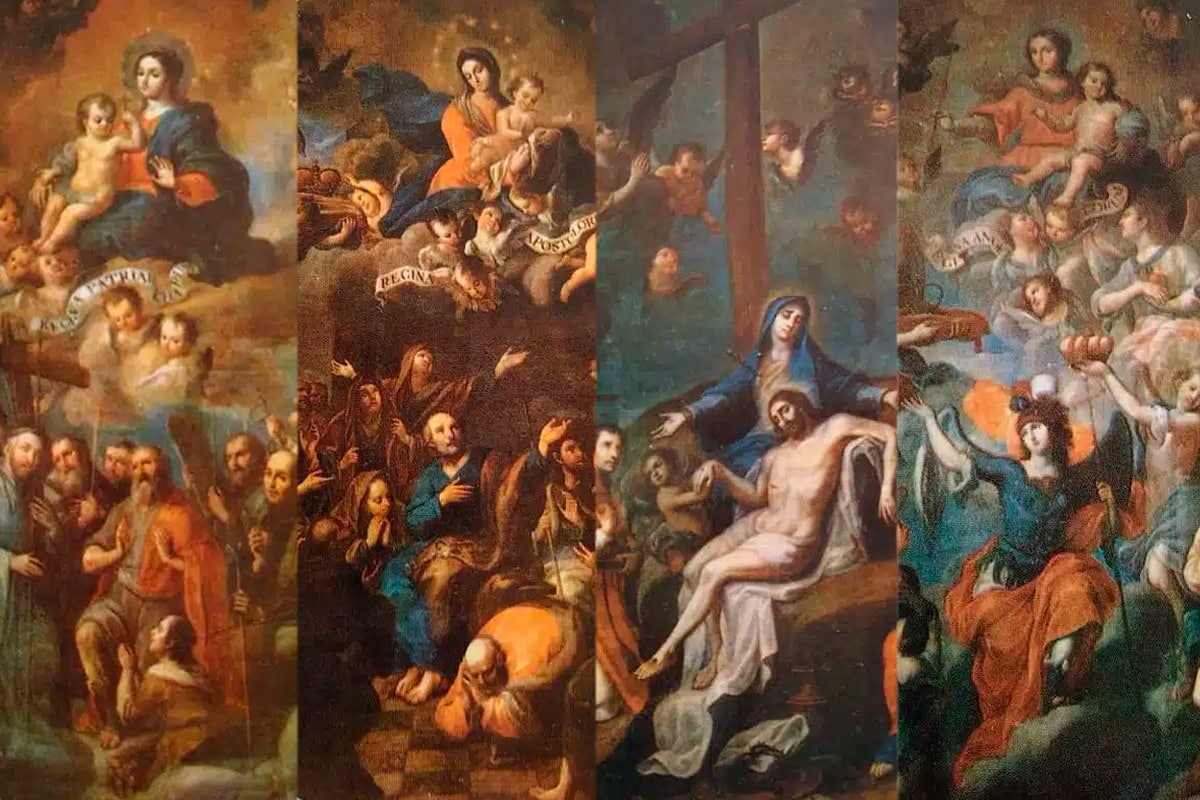 Las 4 pinturas inspiradas en la Letanía Lauretana que resguarda la Catedral Metropolitana