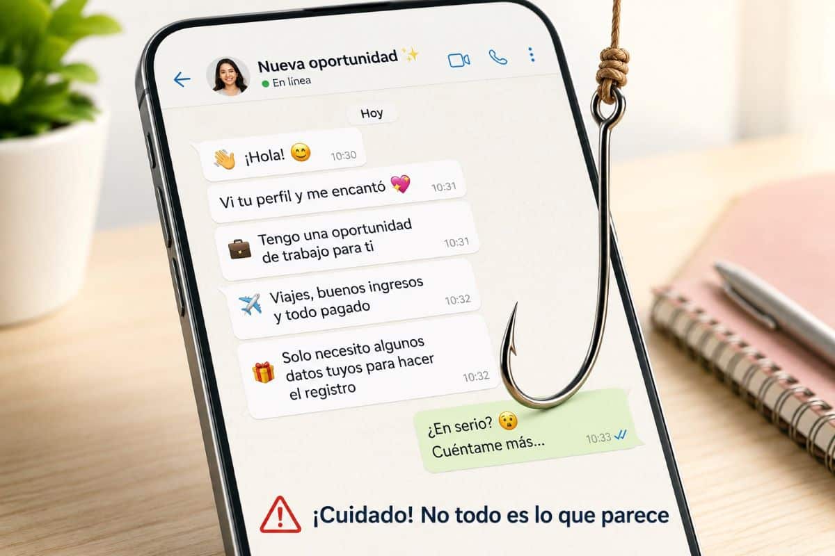 ¿Una oferta de trabajo o una trampa? Así inicia la trata de personas en internet