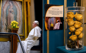 ¿Dónde están las flores que el Papa Francisco le regaló a la Virgen de Guadalupe?